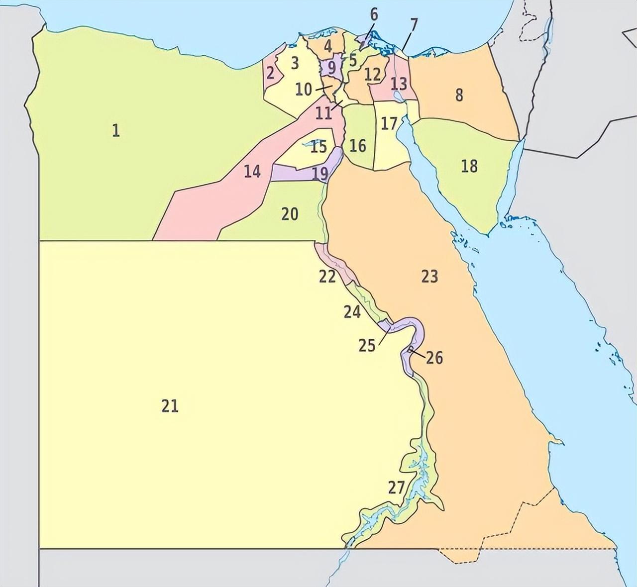 埃及的行政區劃為何如此奇特？